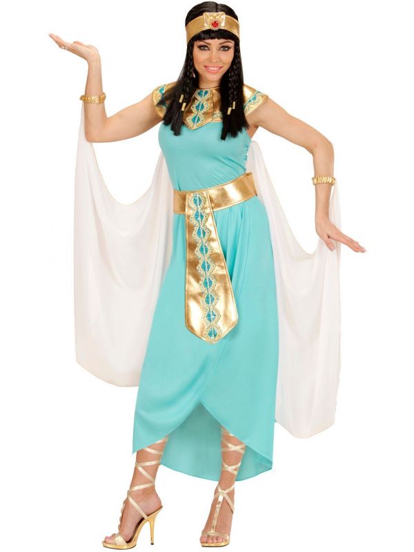 Cleopatra jurk blauw