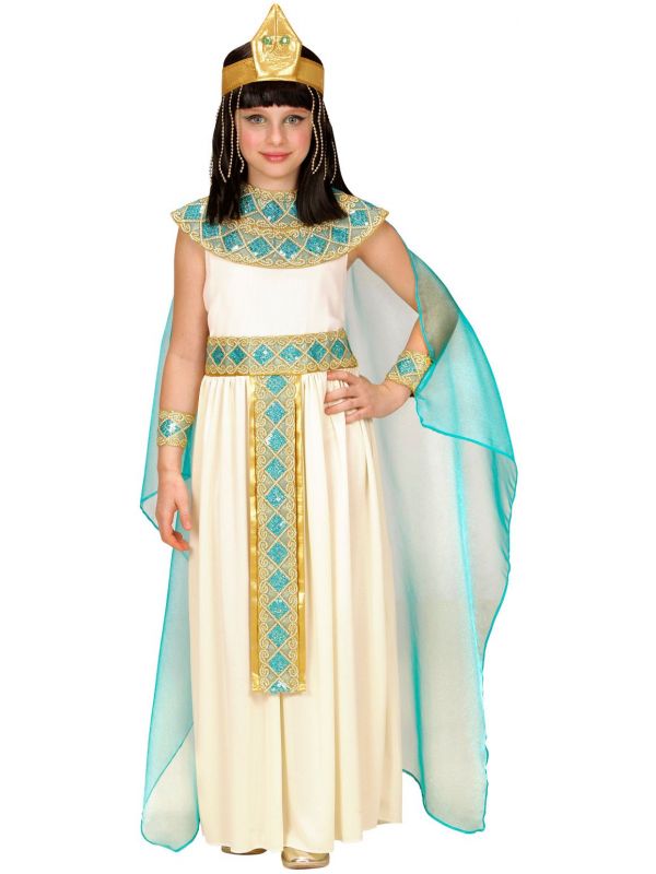 Cleopatra jurk wit kind
