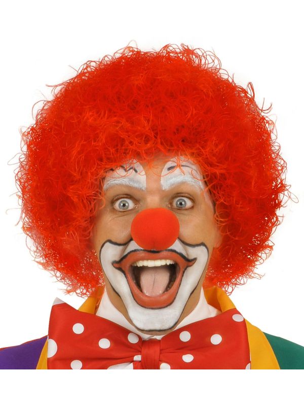 Clowns pruik rood