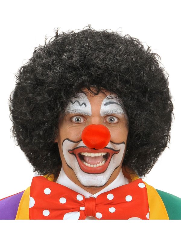 Clowns pruik zwart