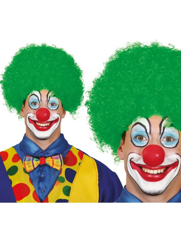 Clownspruik groen