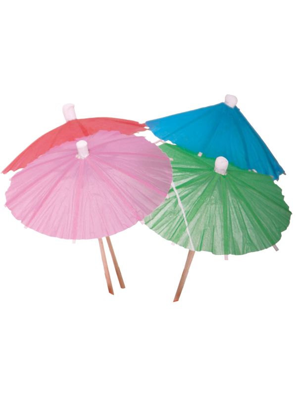 Cocktail prikkers 15 stuks parasols