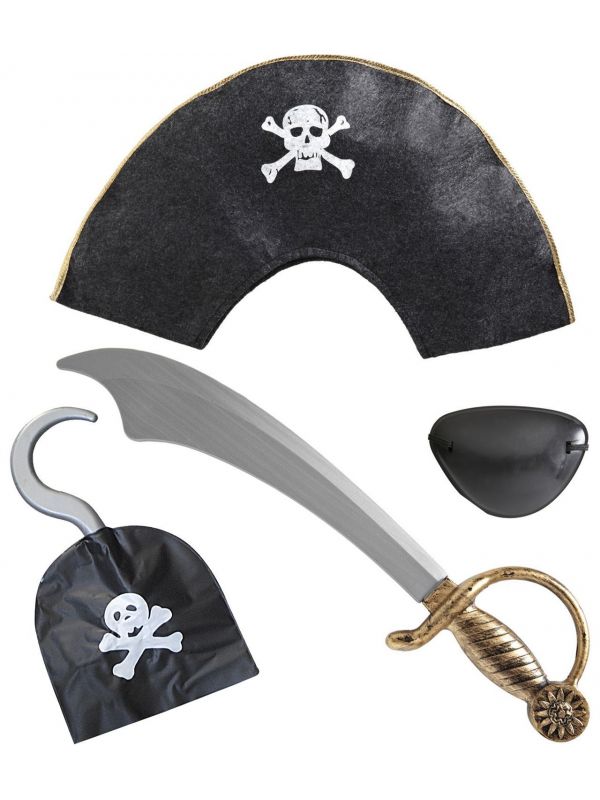 Complete piraten accessoire set