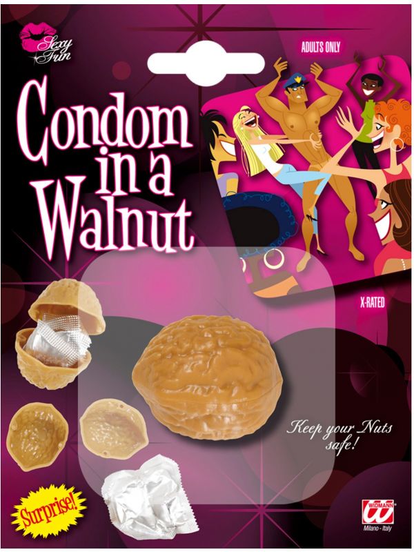 Condooms in walnoot