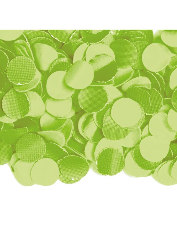 Confetti lichtgroen 100 gram