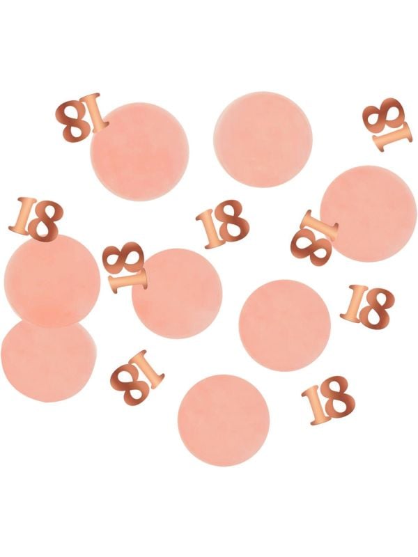 Confetti verjaardag 18 elegant lush blush main product photo