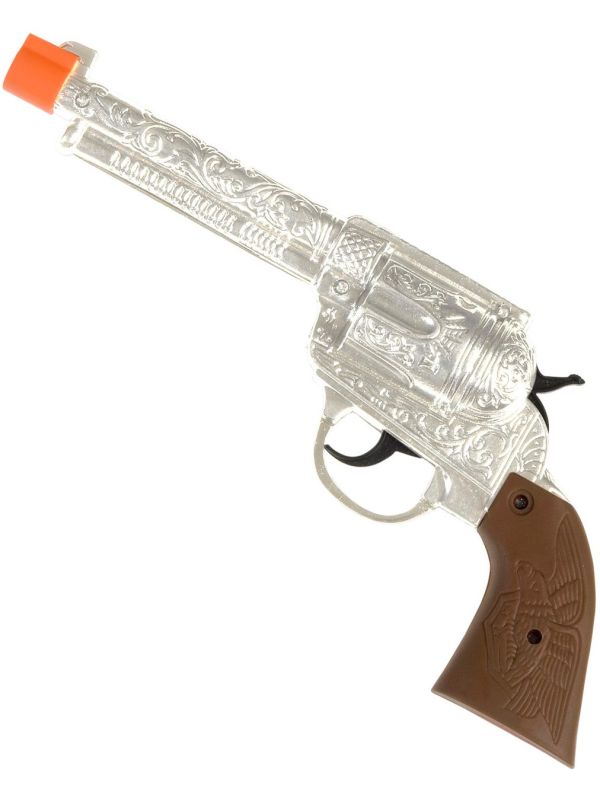 Cowboy revolver zilver