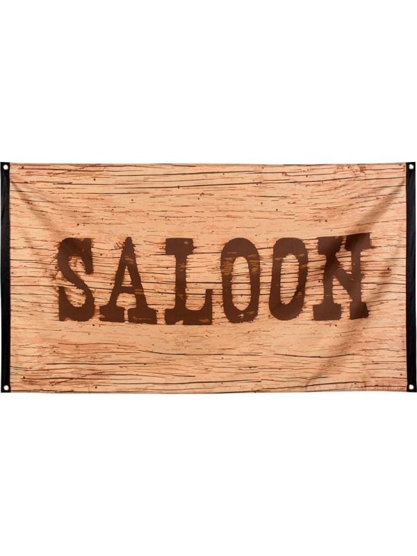 Cowboy thema vlag saloon