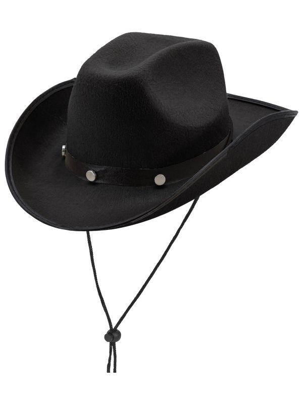 Cowboyhoed Texas zwart main product photo