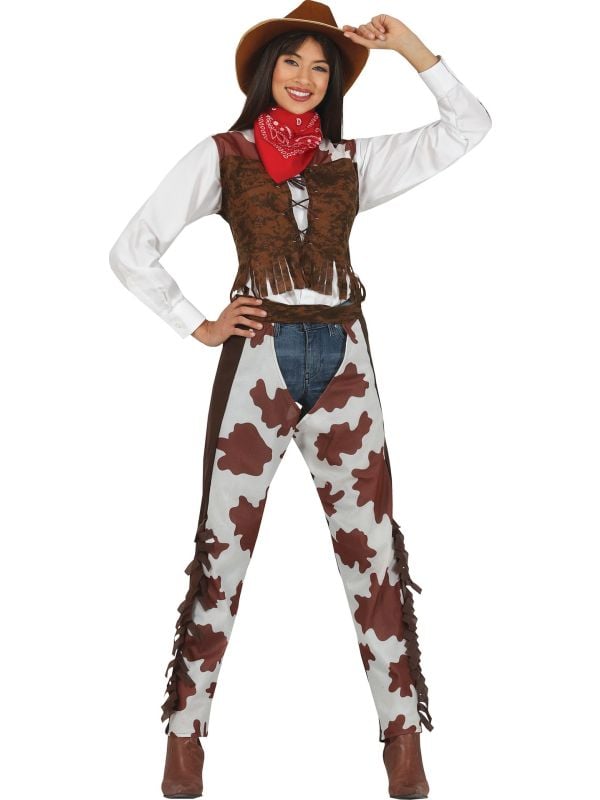 Cowgirl outfit koeienprint