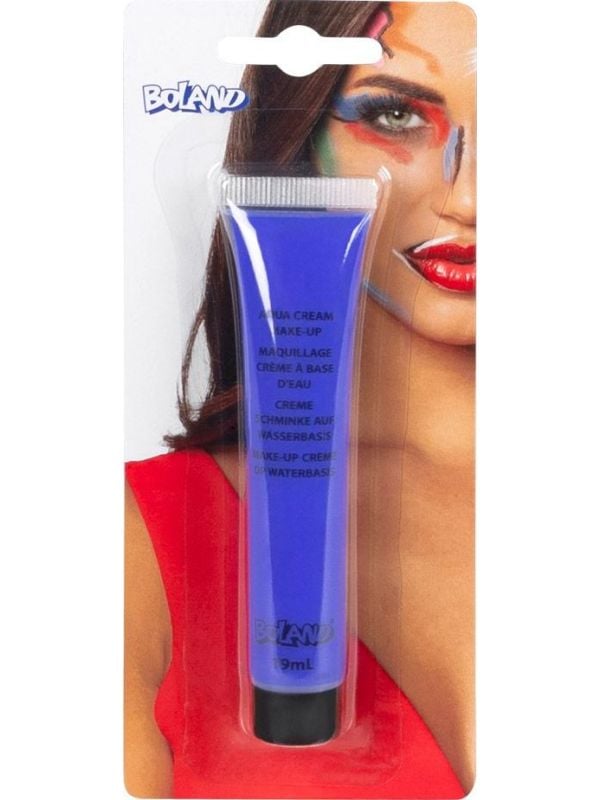 Creme schmink blauw waterbasis main product photo