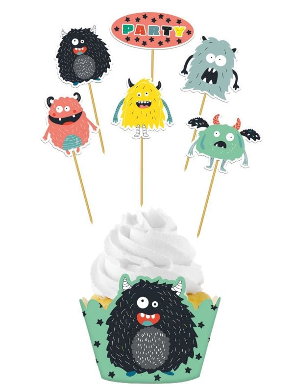 Cupcake Decoratie Set Monsters