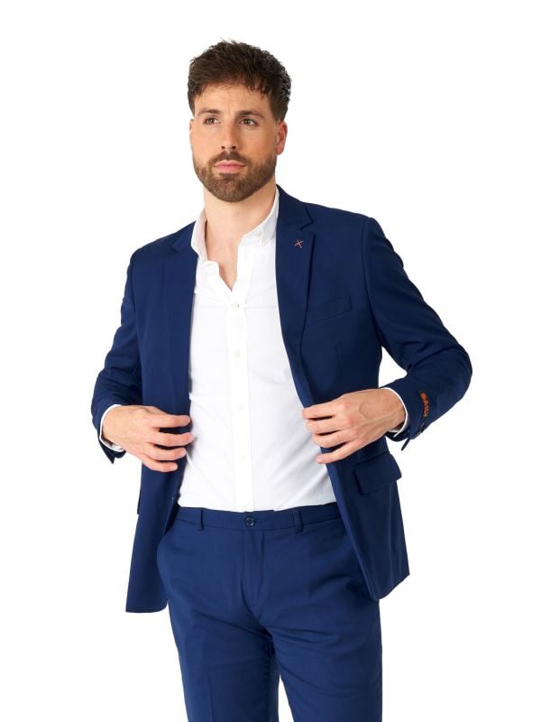 Daily Dark Blue suit Heren Opposuits