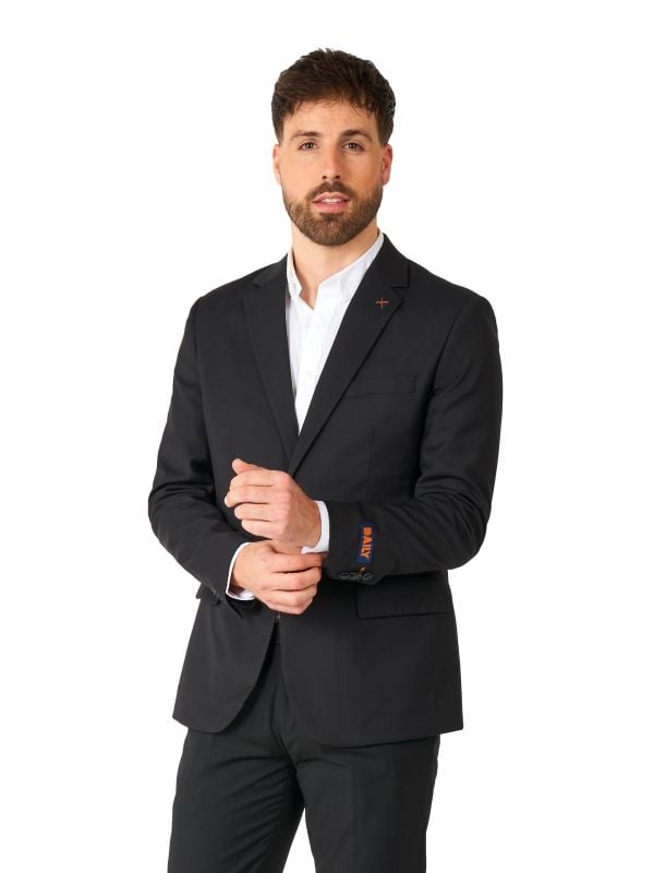 Daily Deep Black suit Heren Opposuits