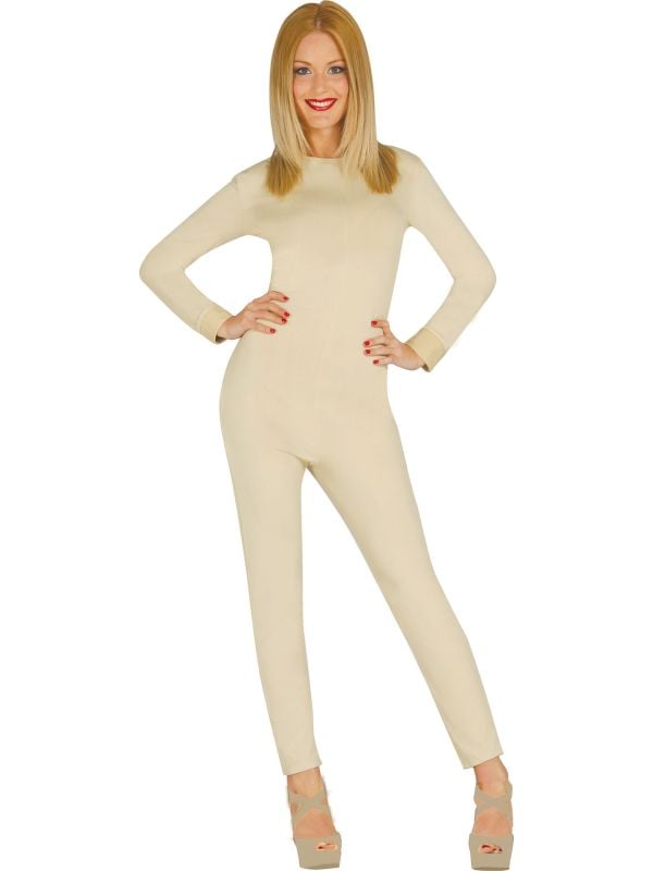 Dames bodysuit huidskleur