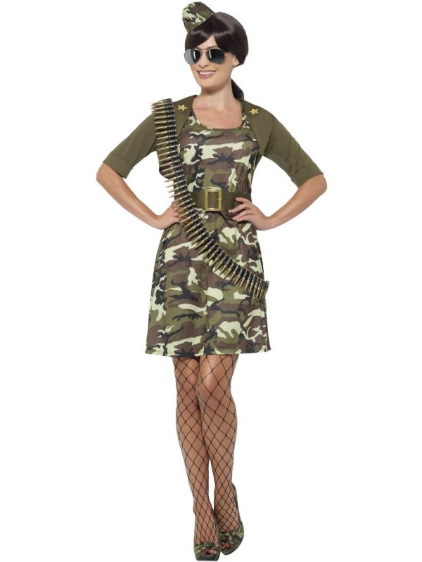 Dames oorlog outfit camo main product photo