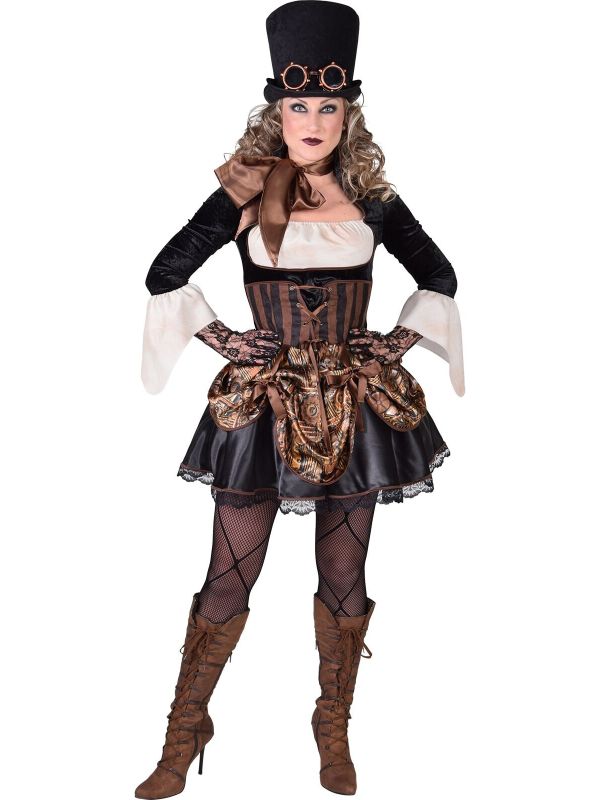 Dames steampunk jurk main product photo