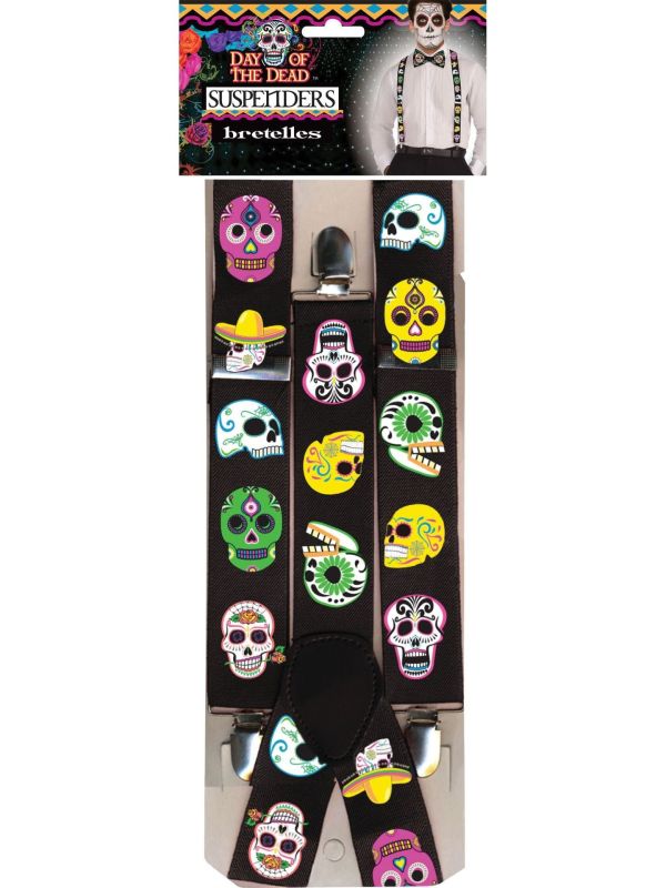 Day of the dead bretels main product photo