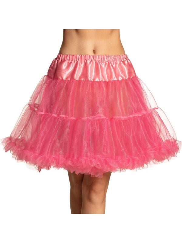 Deluxe petticoat neon roze