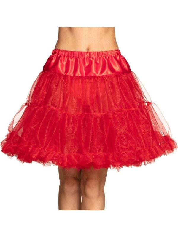 Deluxe petticoat rood