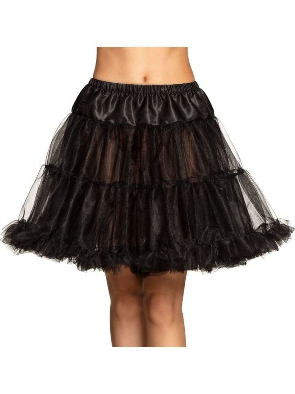 Deluxe petticoat zwart