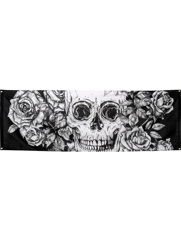 Dia de los muertos banner schedel