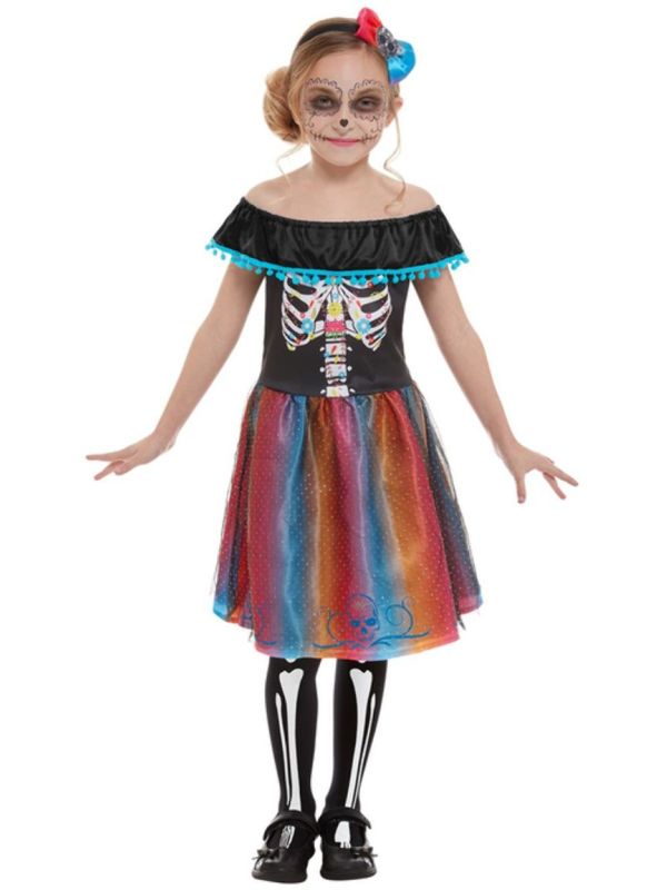 Dia de los muertos kostuum meisjes main product photo