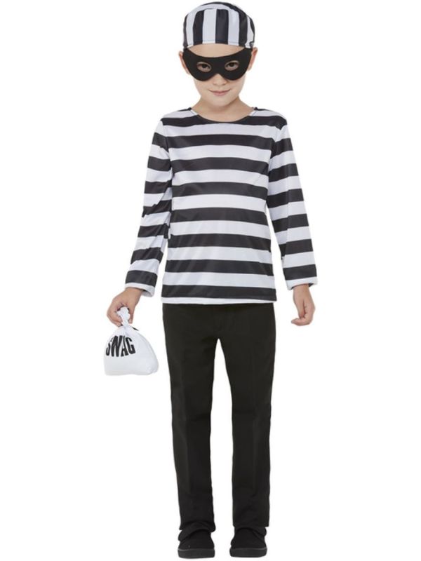 Dief Kostuum Kinderen Zwart main product photo