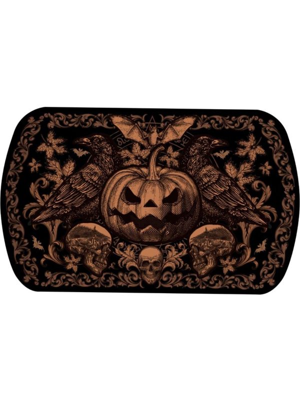 Dienblad gothic pompoen 39 x 24 cm halloween main product photo