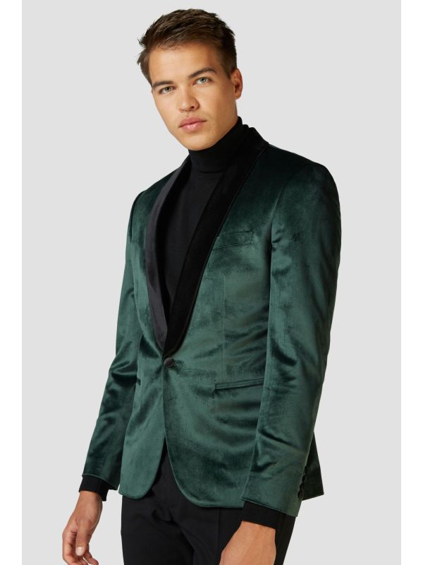 Dinner Jacket - Rich Green Blazer Heren Opposuits