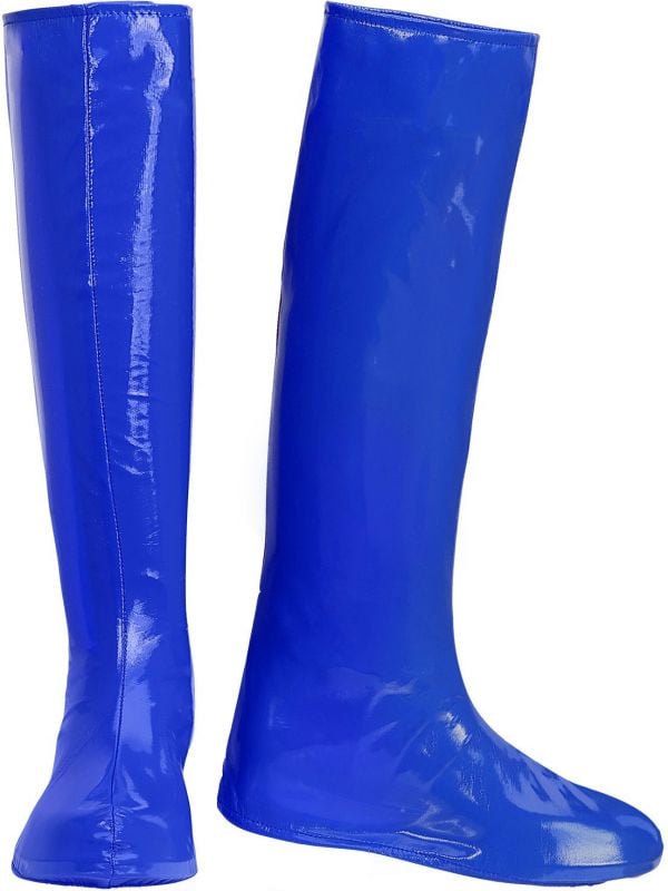 Disco 70s laarzen blauw dames