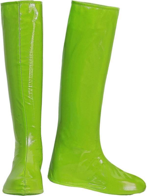 Disco 70s laarzen groen dames