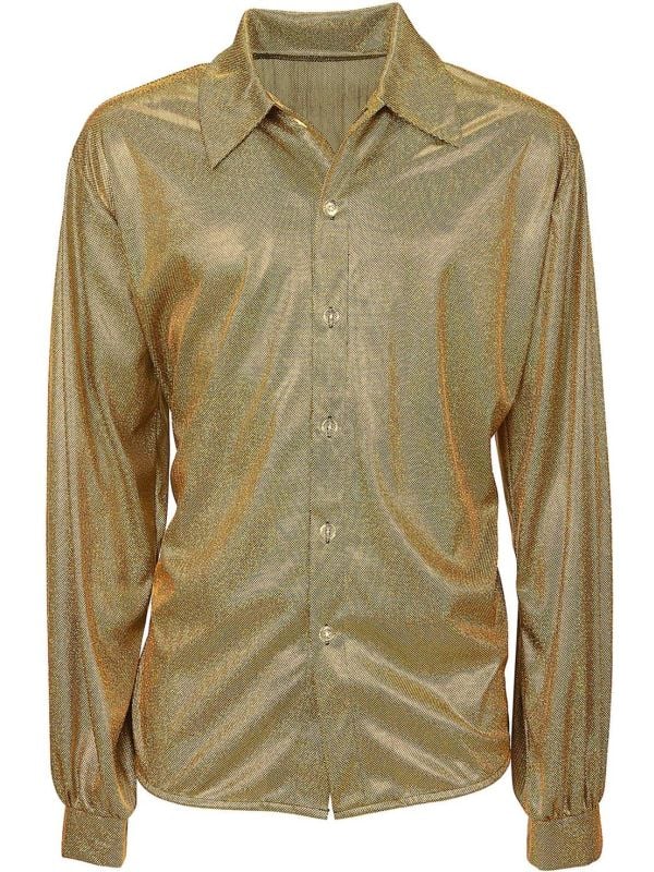 Disco blouse goud