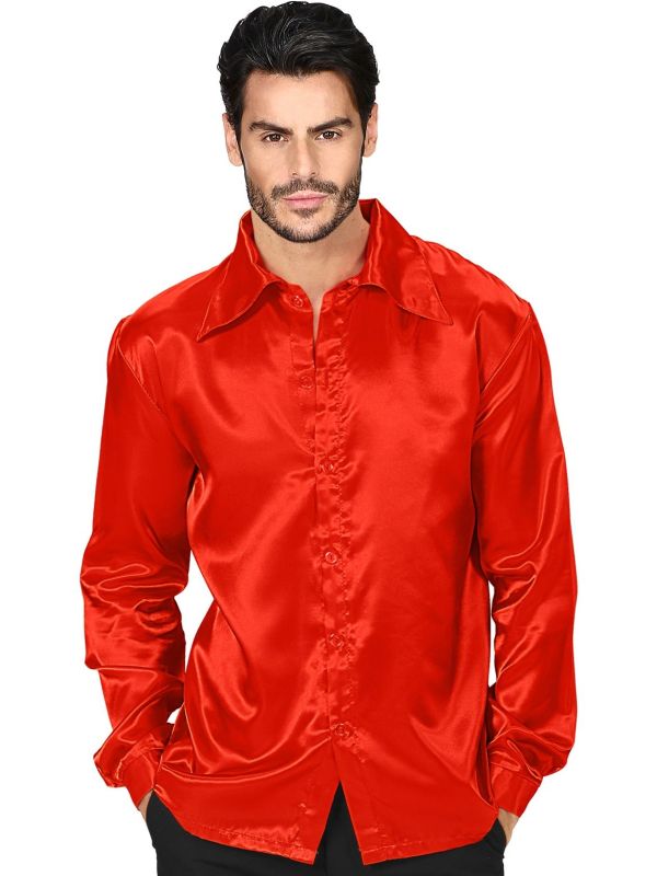 Disco blouse rood