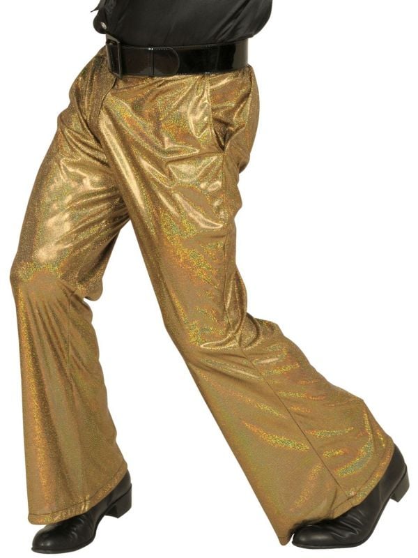Disco broek goud