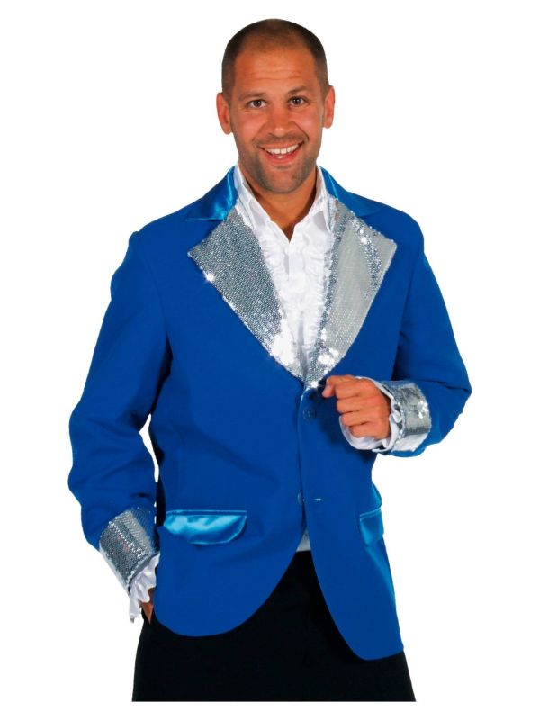Disco colbert blauw mannen main product photo