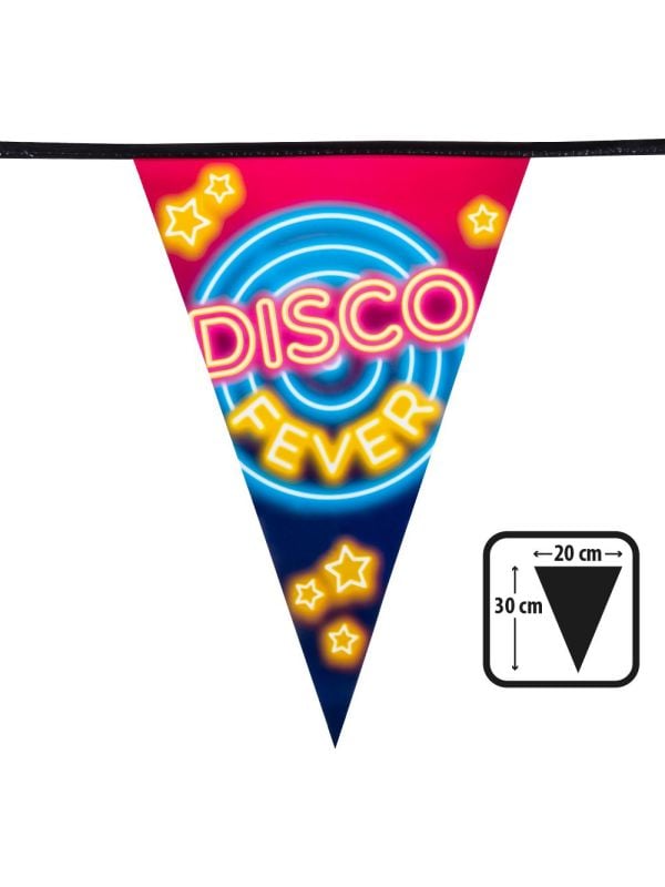 Disco fever thema vlaggenlijn