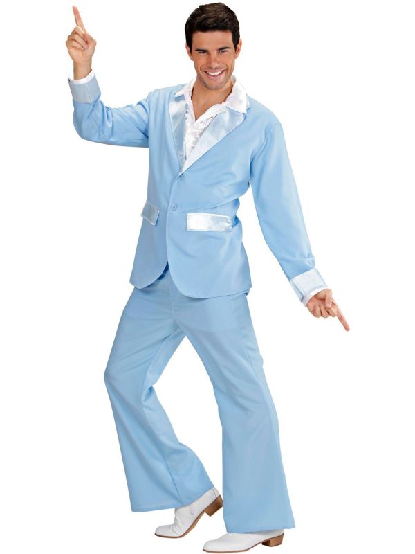Disco outfit blauw main product photo