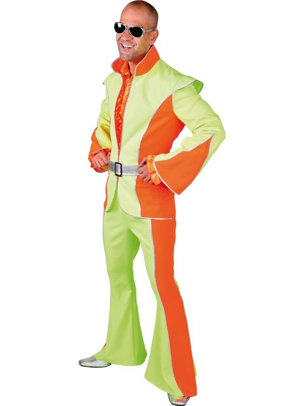 Disco pak fluor oranje groen man main product photo