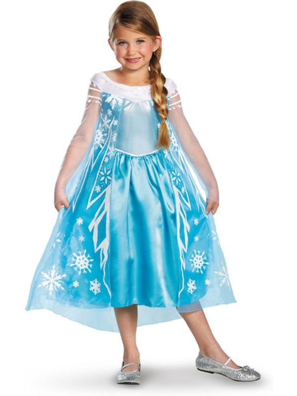 Disney Frozen Elsa Jurk Meisjes Blauw main product photo
