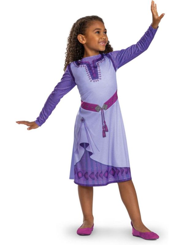 Disney Wish Asha Kostuum Paars main product photo