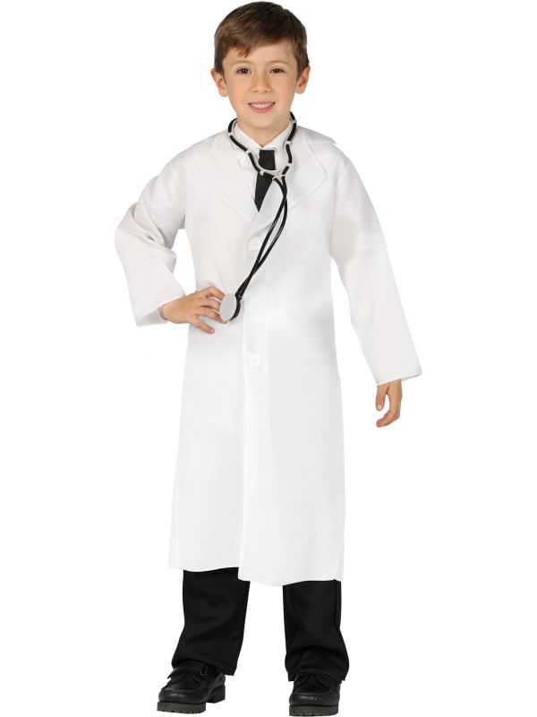 Dokter outfit kind wit