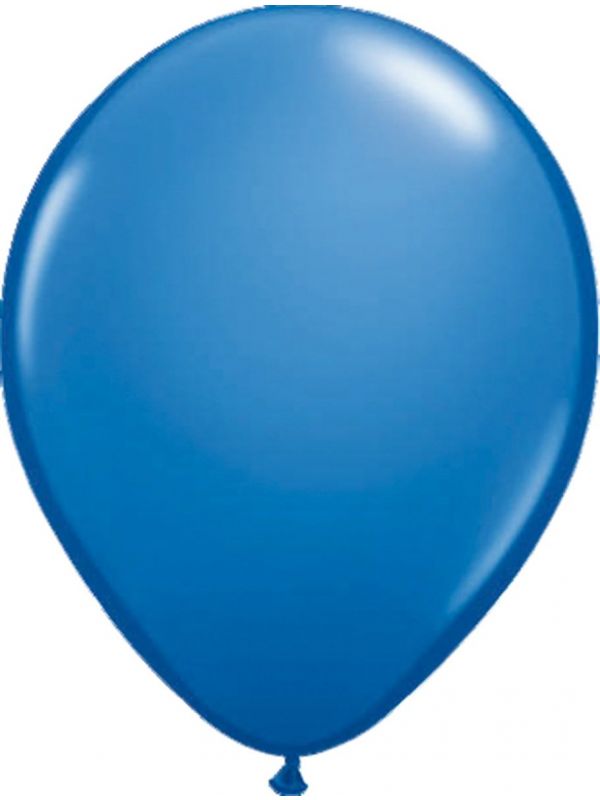 Donkerblauwe metallic ballonnen 10 stuks