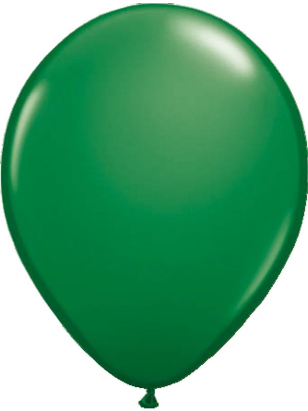 Donkergroene metallic ballonnen 50 stuks 30cm