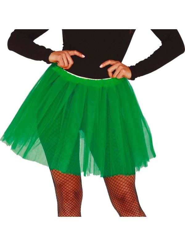 Donkergroene tutu dames