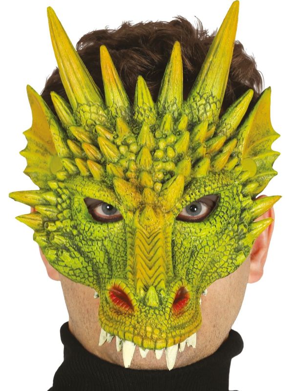 Draak masker groen