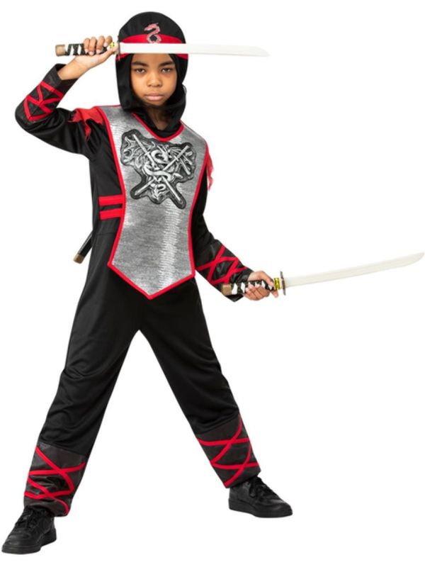 Draken Ninja Kostuum Jongens Zwart main product photo