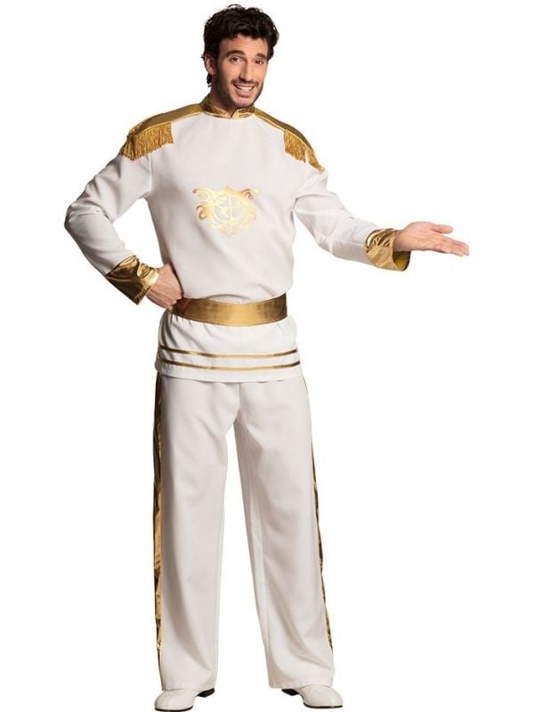 Droomprins kostuum wit met goud