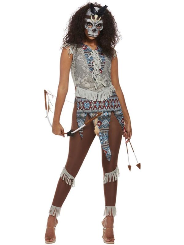 Duistere Vechters Indianen Dames Grijs main product photo