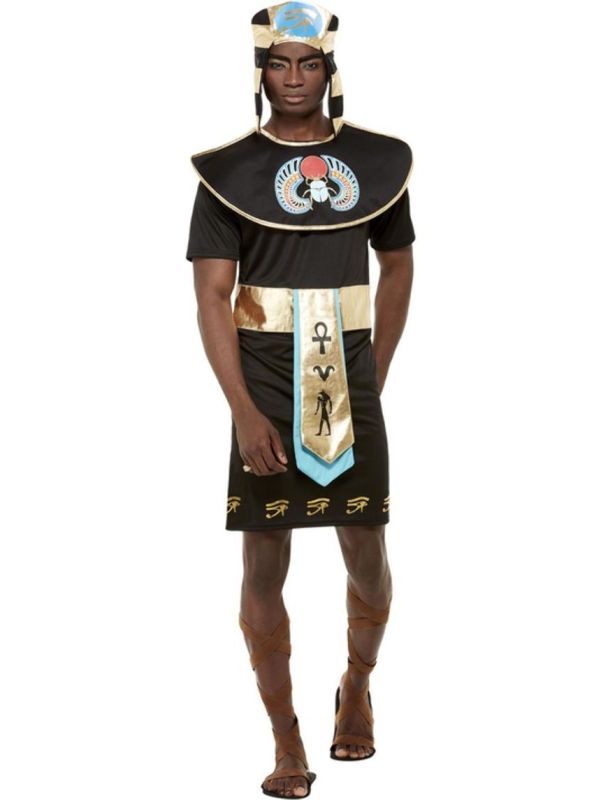 Egyptische Koning Kostuum Mannen Zwart main product photo